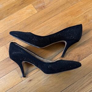 INC Black Studded Heels